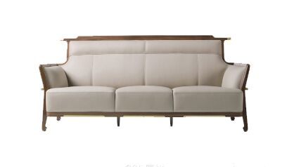 Двухместный диван Master Copper Jin Yun Tiancheng Double Sofa (Grey/Серый) - 1