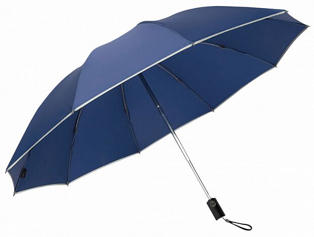 Зонт с фонариком Zuodu Reverse Folding Umbrella (Blue) - 2