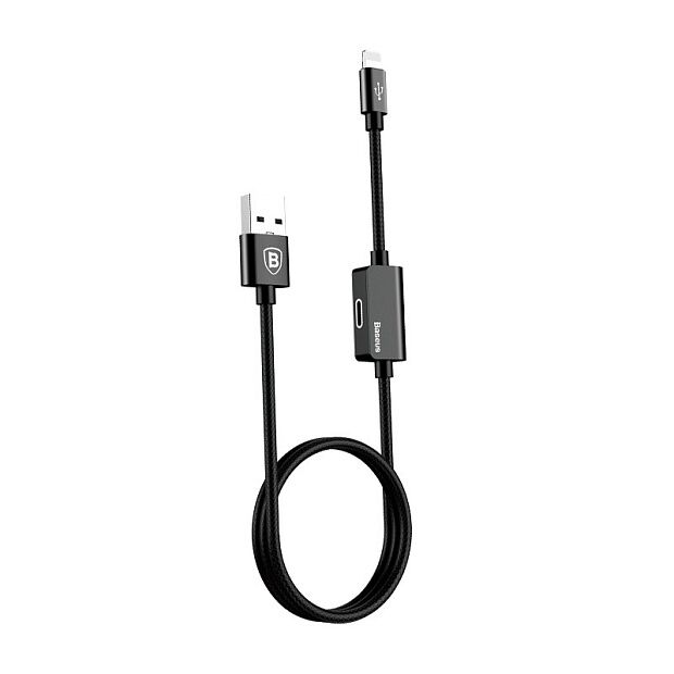 Кабель для iPhone Baseus Music Series Audio USB - Lightning (Black/Черный) - 2