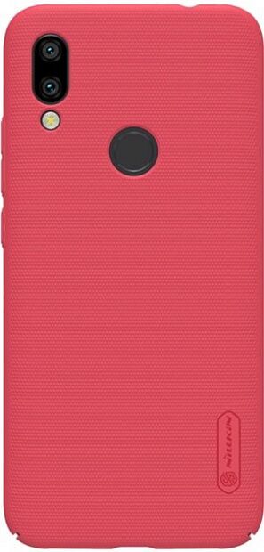 Чехол для Redmi 7/ Redmi Y3 Nillkin Super Frosted Shield Case (Red/Красный) - 1