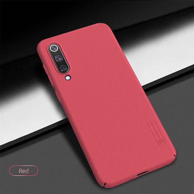 Чехол для Xiaomi Mi 9 SE Nillkin Super Frosted Shield Case (Red/Красный) - 4