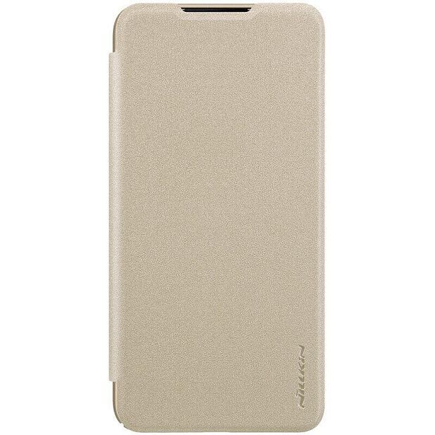 Чехол для Xiaomi Mi 9 Lite / CC9 Nillkin Sparkle Leather Case (Gold/Золотой) - 2