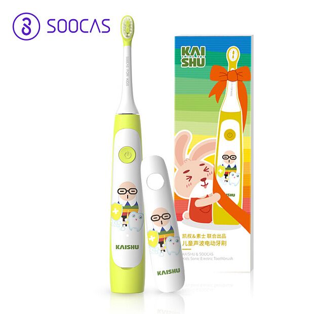 Электрическая детская зубная щетка Soocas C1 (Yellow/Желтый) - отзывы владельцев и опыте ежедневного использования - 2