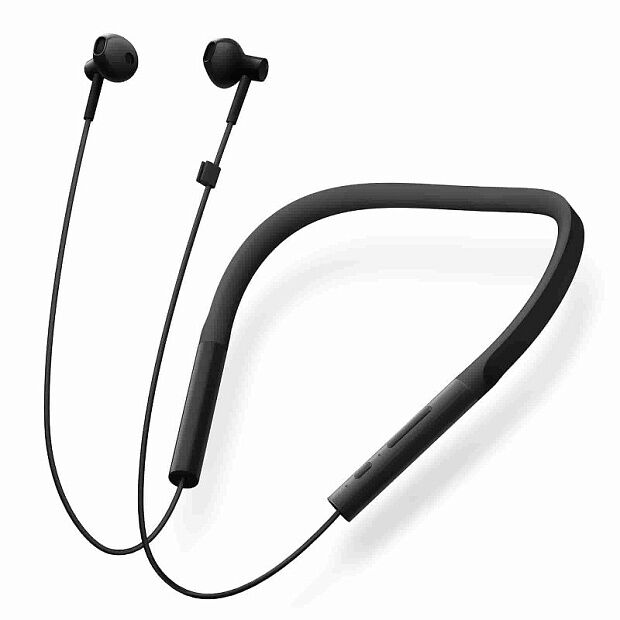 Наушники Xiaomi Bluetooth Collar Walkar Headphones Youth Edition (Black) EU - 2