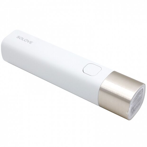 Портативный фонарик SOLOVE Portable Flashlight Power Bank (White) - 1
