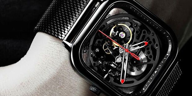 Xiaomi CIGA Design Anti-Seismic Mechanical Watch (Black) - 5
