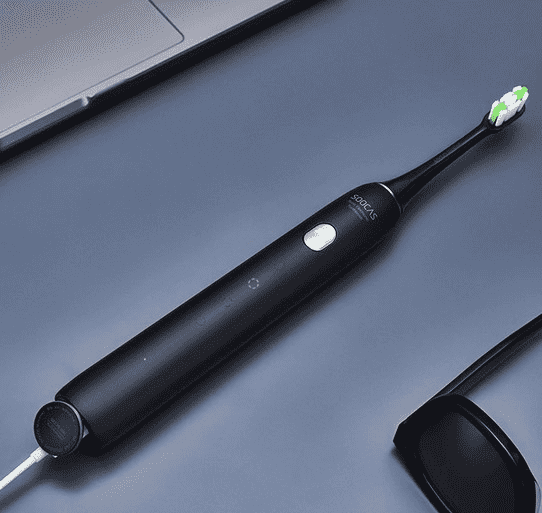 Процесс зарядки электрической зубной щетки Xiaomi Soocas Sonic Electric Toothbrush X3U