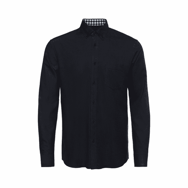 Рубашка с длинным рукавом Matchu Code Still Custom Flannel Casual Shirt (Black/Черный) 